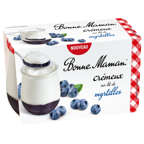 Crémeux sur lit de myrtilles - Bonne Maman - 1