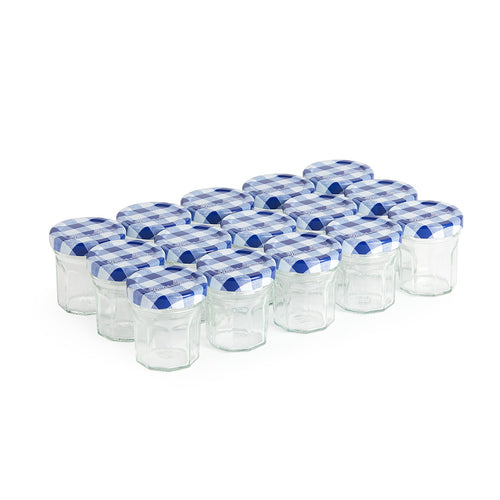 Lot de 15 petits pots 50g - bleu - Bonne Maman - 1