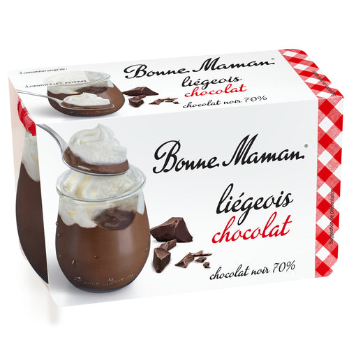 Liégeois au chocolat - Bonne Maman - 1