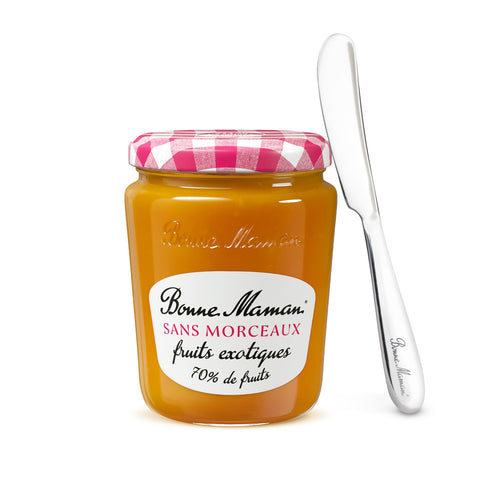 Confiture de Fruits Exotiques SANS MORCEAUX et son tartineur - Bonne Maman - 1