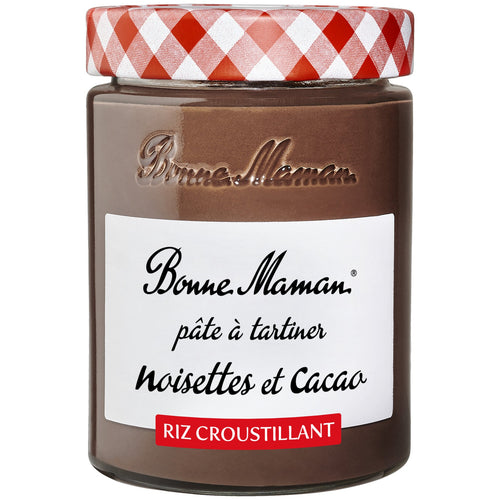 Pâte à tartiner Noisettes et Cacao riz croustillant - Bonne Maman - 1